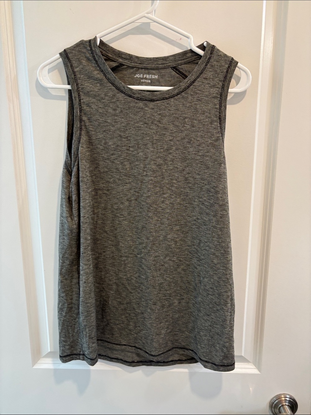 Joe Fresh Heather Charcoal Crewneck Tank